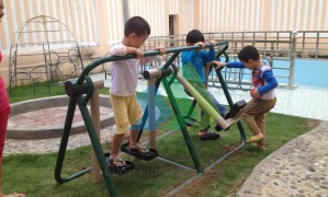 Khu vui chơi phát triển vận động tại trường mầm non Hoa Mai – Lào Cai