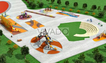 Mô hình sân chơi công viên