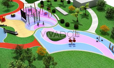 Mô hình sân chơi công viên
