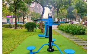 Sân Gym ngoài trời tại Vinhomes Times City