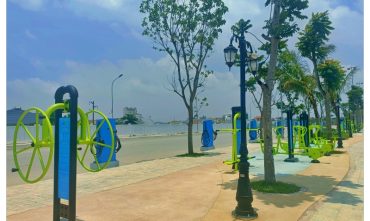 Sân GYM công viên thể thao CXDT16 – Vinhomes Global Gate