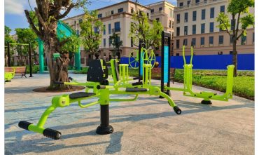 Sân GYM công viên A4-CX02 Vinhomes Cổ Loa