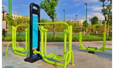 Sân GYM công viên A4-CX02 Vinhomes Cổ Loa