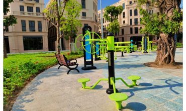 Sân GYM công viên A4-CX02 Vinhomes Cổ Loa