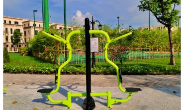 Sân GYM công viên A4-CX02 Vinhomes Cổ Loa