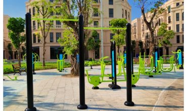 Sân GYM công viên A4-CX02 Vinhomes Cổ Loa