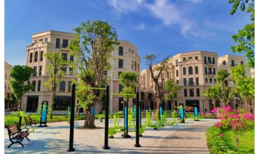 Sân GYM công viên A4-CX02 Vinhomes Cổ Loa