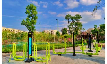 Sân GYM công viên A4-CX02 Vinhomes Cổ Loa