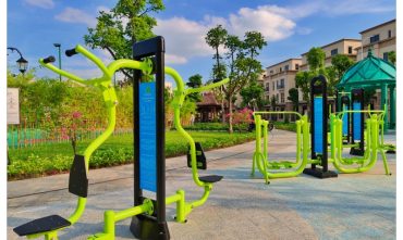 Sân GYM công viên A4-CX02 Vinhomes Cổ Loa