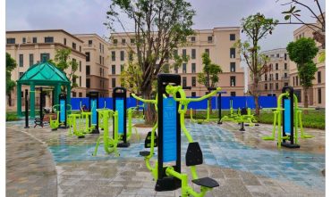 Sân GYM công viên A4-CX02 Vinhomes Cổ Loa