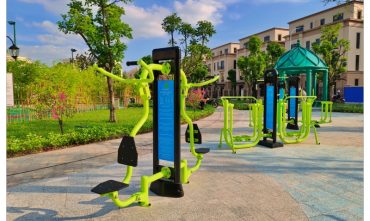 Sân GYM công viên A4-CX02 Vinhomes Cổ Loa