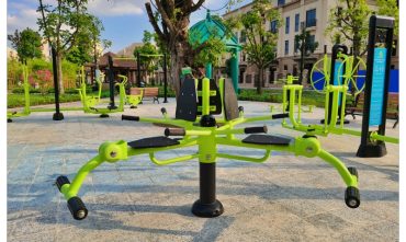 Sân GYM công viên A4-CX02 Vinhomes Cổ Loa