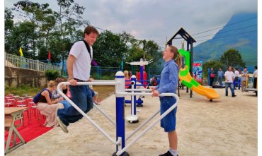 Sân chơi trường DTNT Thanh Kim, Bản Hồ, Sapa, Lào Cai