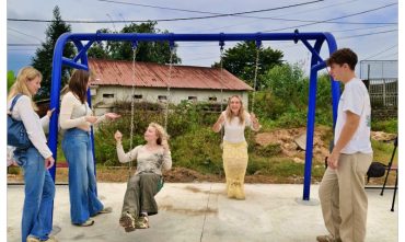 Sân chơi trường DTNT Thanh Kim, Bản Hồ, Sapa, Lào Cai