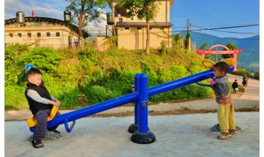 Sân chơi trường DTNT Thanh Kim, Bản Hồ, Sapa, Lào Cai