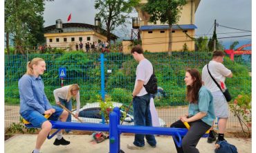 Sân chơi trường DTNT Thanh Kim, Bản Hồ, Sapa, Lào Cai