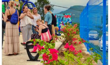 Sân chơi trường DTNT Thanh Kim, Bản Hồ, Sapa, Lào Cai