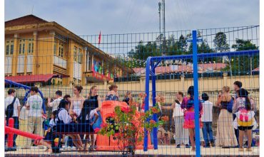 Sân chơi trường DTNT Thanh Kim, Bản Hồ, Sapa, Lào Cai