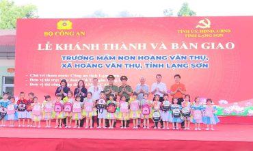 Sân chơi trường mầm non Hoàng Văn Thụ – Lạng Sơn