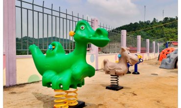 Sân chơi trường mầm non Hoàng Văn Thụ – Lạng Sơn