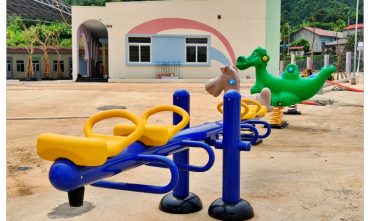 Sân chơi trường mầm non Hoàng Văn Thụ – Lạng Sơn